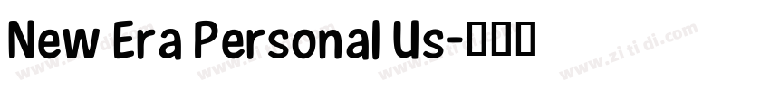 New Era Personal Us字体转换